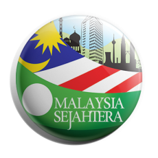 Button Badge 'Malaysia Sejahtera'